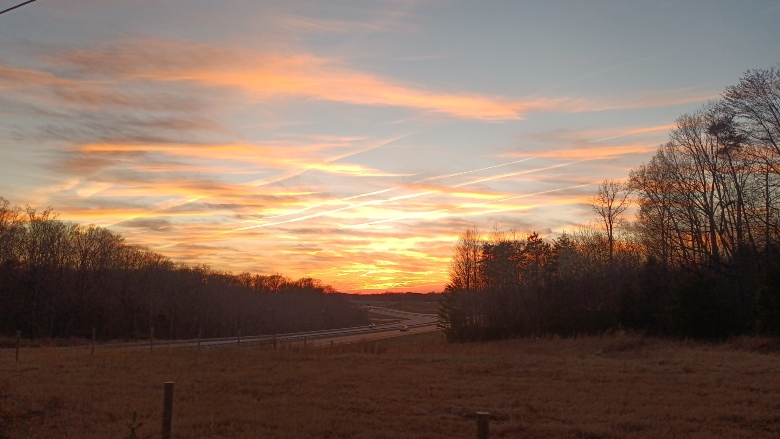 chemtrails over Rural Hall NC