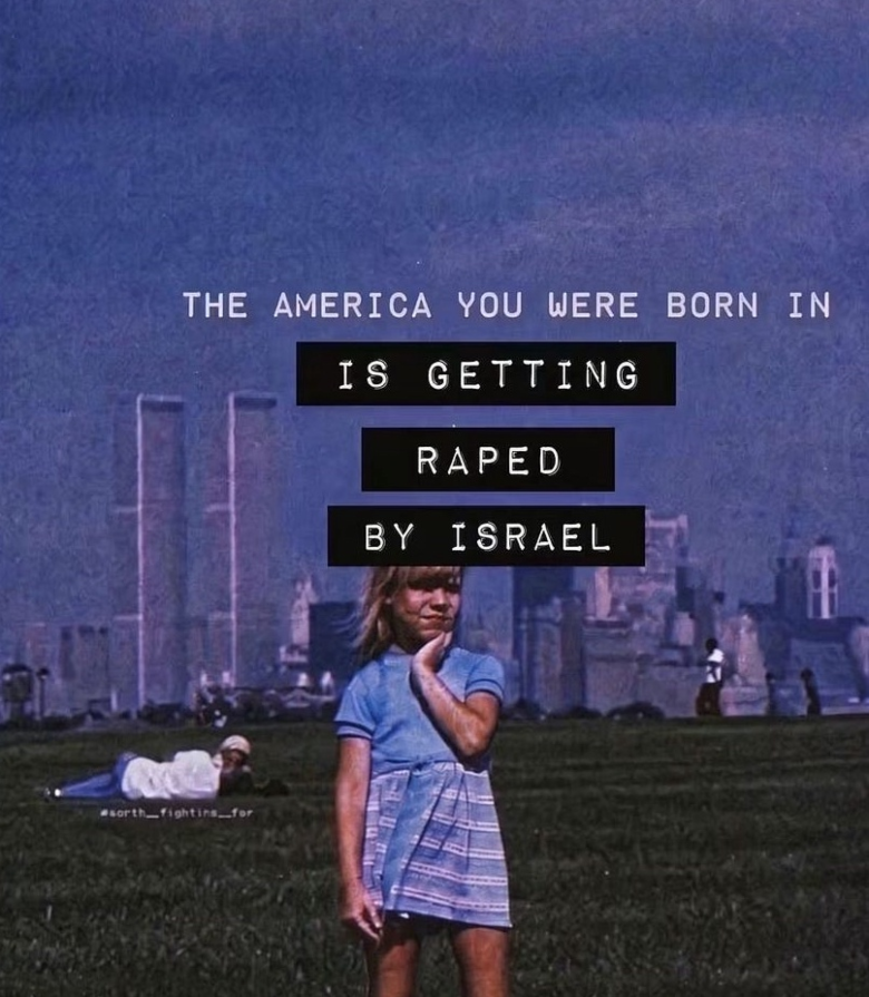 The America you were born in is getting raped by Israel