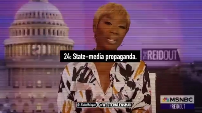 state media propaganda msnbc joy reid