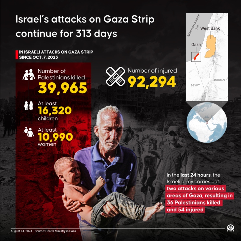 313 days of Israel's war crimes in Gaza