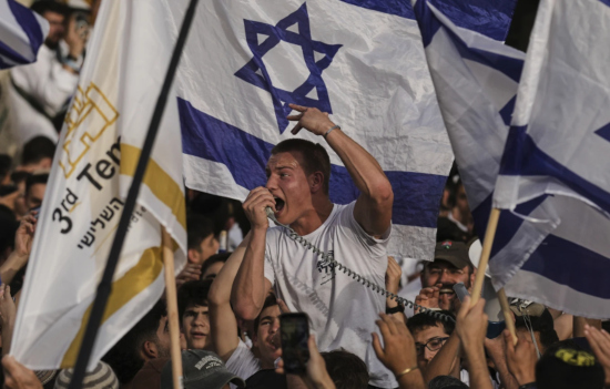 Israeli mob chanting death to Arabs