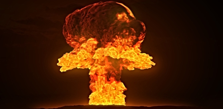 nuclear bomb mushroom cloud