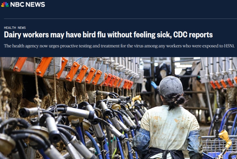 asymptomatic bird flu claims