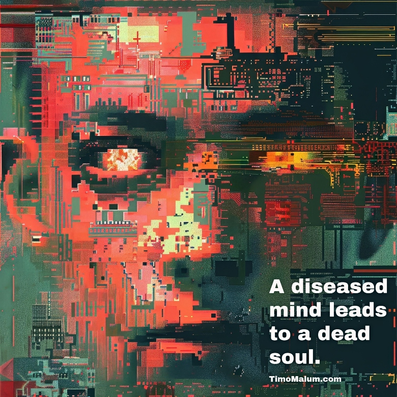 A diseased mind leads to a dead soul