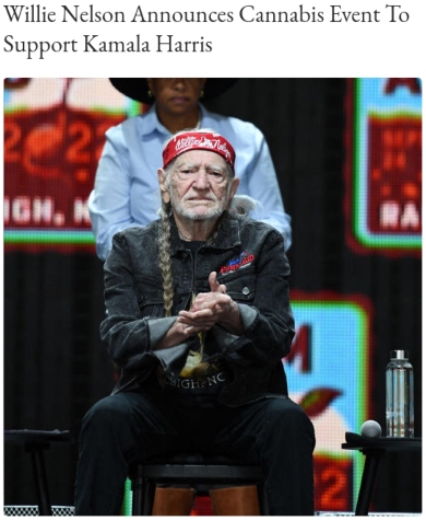 Willie Nelson endorse Kamala Harris