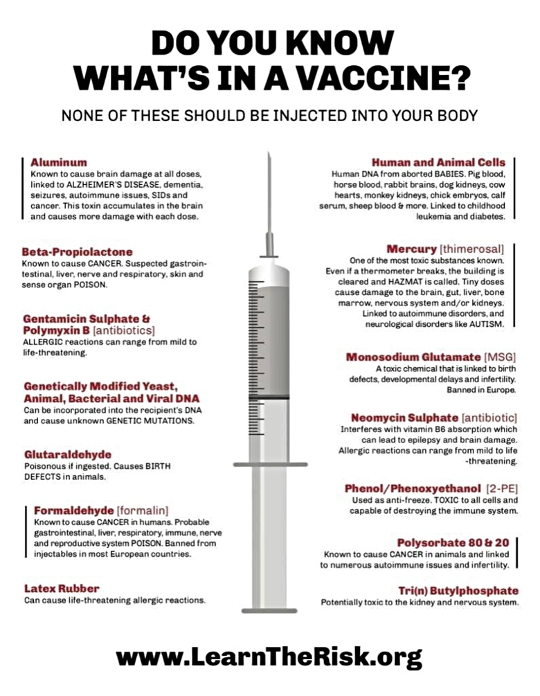 toxic vaccine ingredients