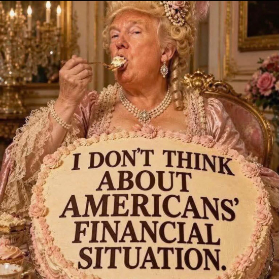 Donald Trump as Marie Antoinette