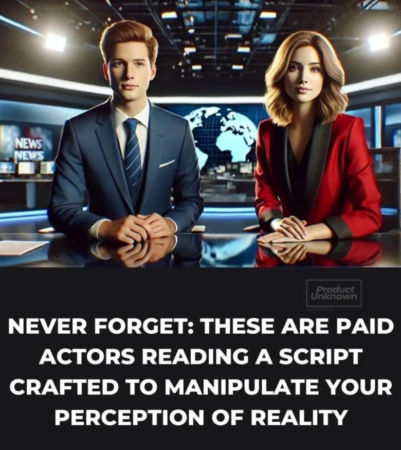 news anchors are paid actors