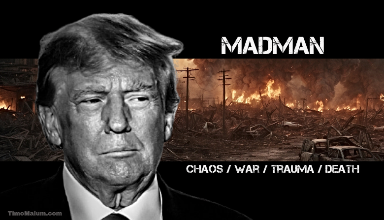Donald Trump is the agent of chaos, war, trauma, and death