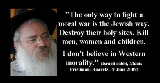 Rabbi Friedman quote about killing women and children