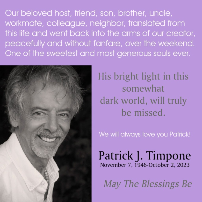 Patrick Timpone memoriam