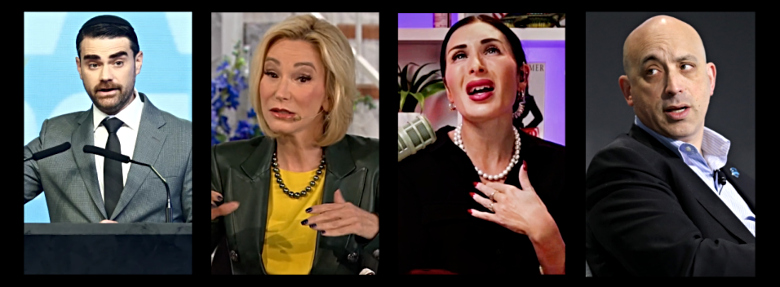 Ben Shapiro, Paula White, Laura Loomer, Jonathan Greenblatt