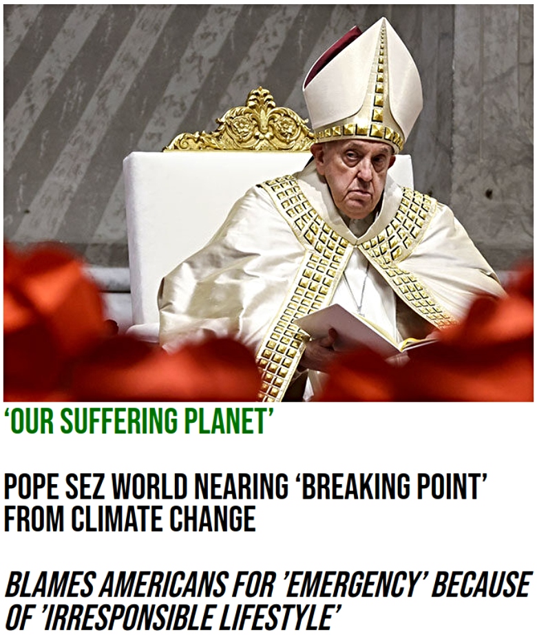 Pope Francis climate change