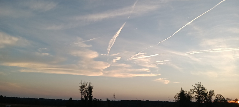 chemtrails over Walnut Cove NC
