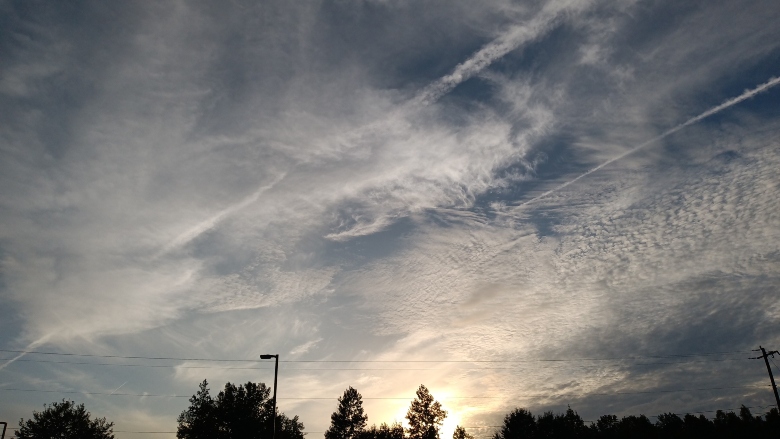 chemtrails over NC in 2024