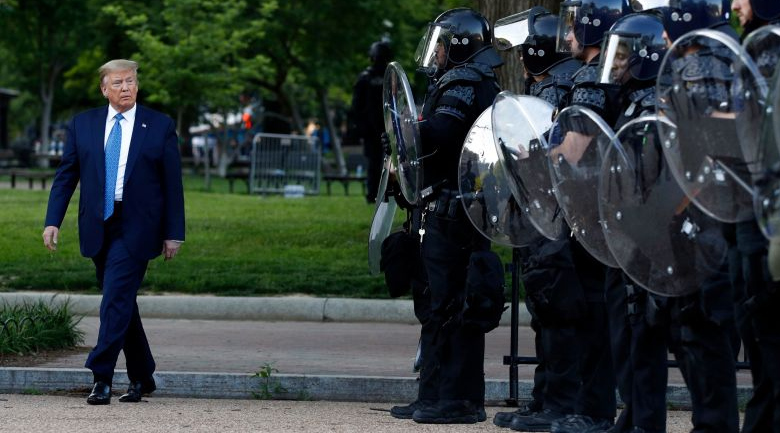 Trump and militarized police