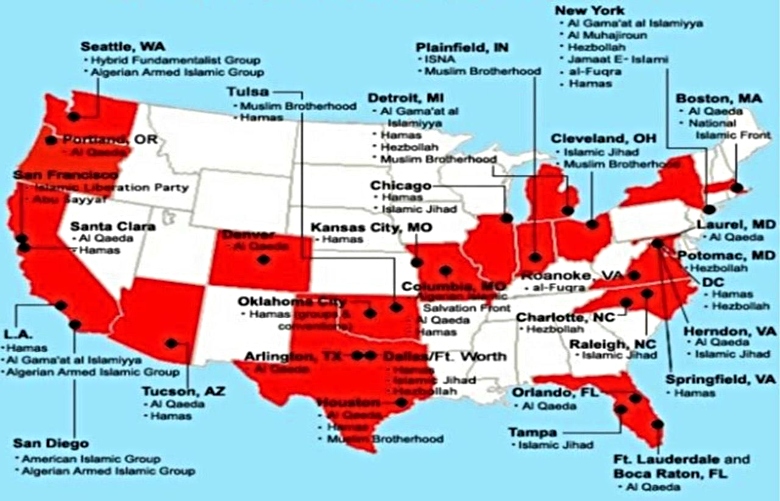 alleged Muslim terror cells in the United States