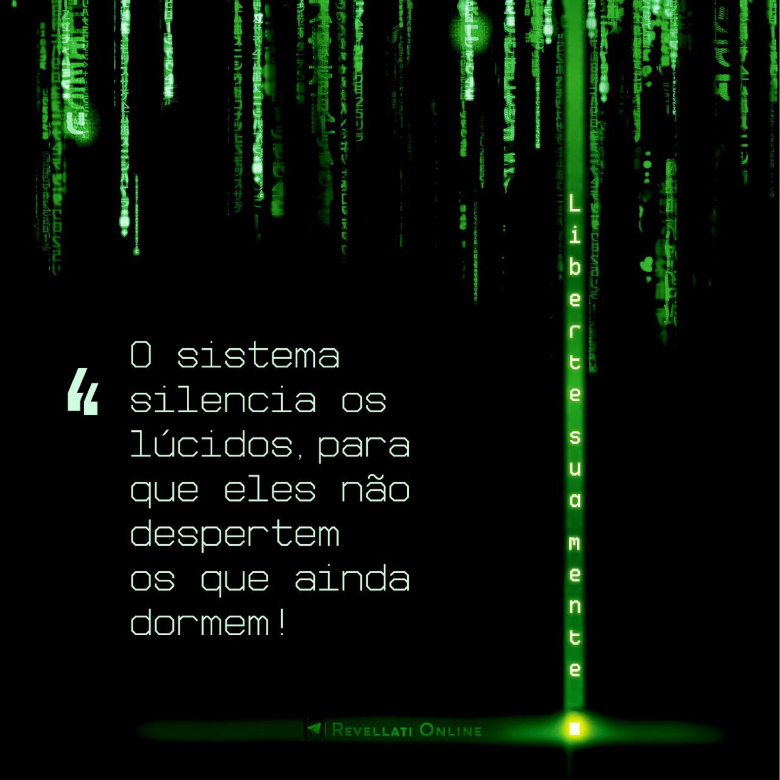 image: 
The system silences the awake so they do not awaken those who still sleep!