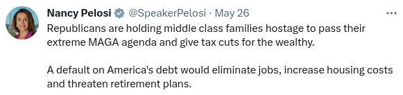 Nancy Pelosi tweet