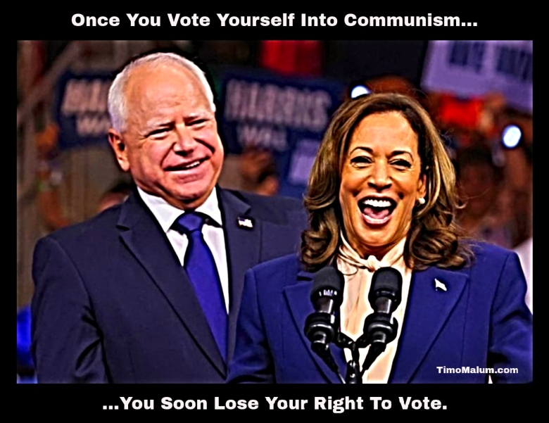 Communists Tim Walz and Kamala Harris