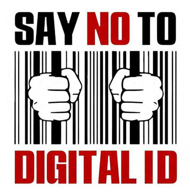 image: say no to digital I.D.