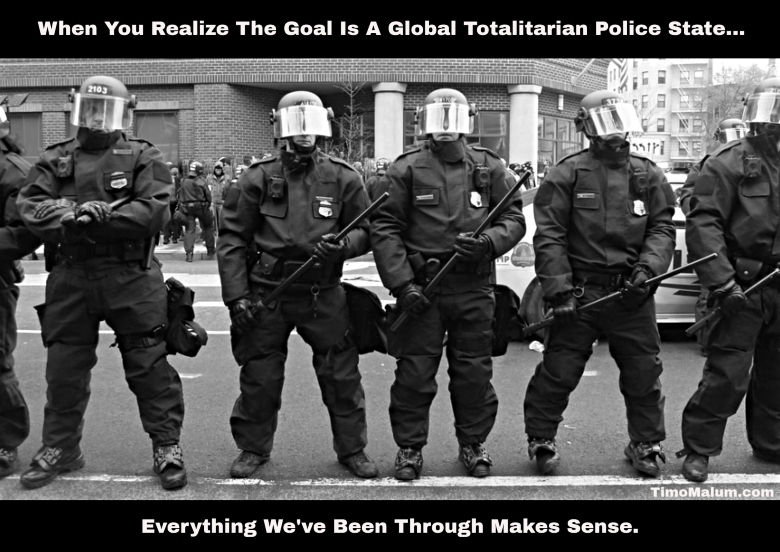 totalitarian police state