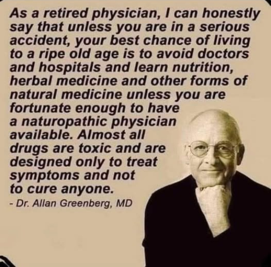 Doctor Allan Greenberg quote about the dangers of doctors and hospitals