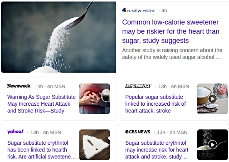 erythritol health risk?