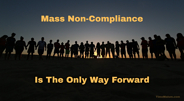 meme: non-compliance is the only way forward
